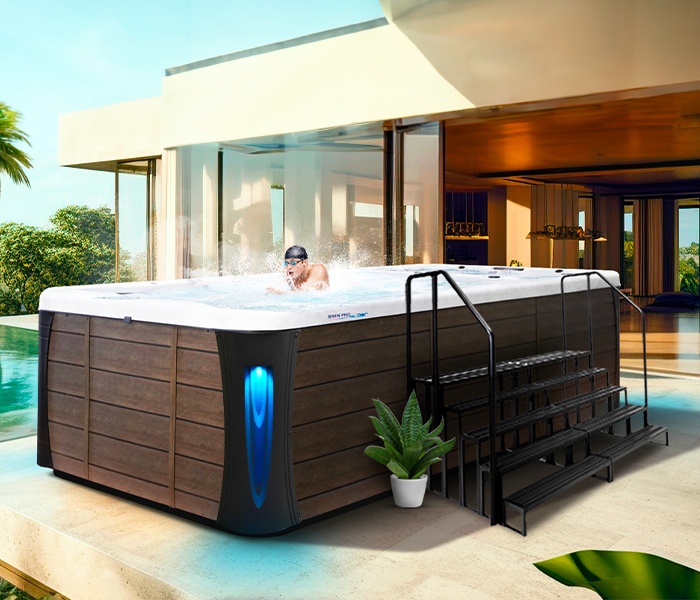 Calspas hot tub being used in a family setting - Kolkata